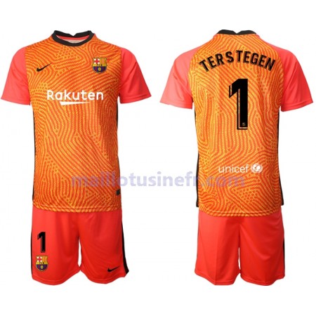Maillot de Foot FC Barcelone TER Stegen 1 Gardien 2020-21 V003 - Enfant Maillot de Foot FC Barcelone TER Stegen 1 Gardien 2020-21 V003 - Enfant